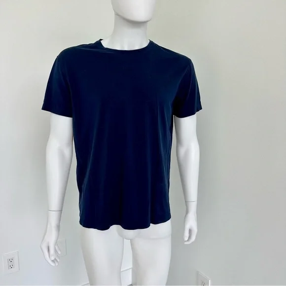 Isaia Short Sleeve Silk/Cotton Blend T-Shirt - Picture 2 of 12